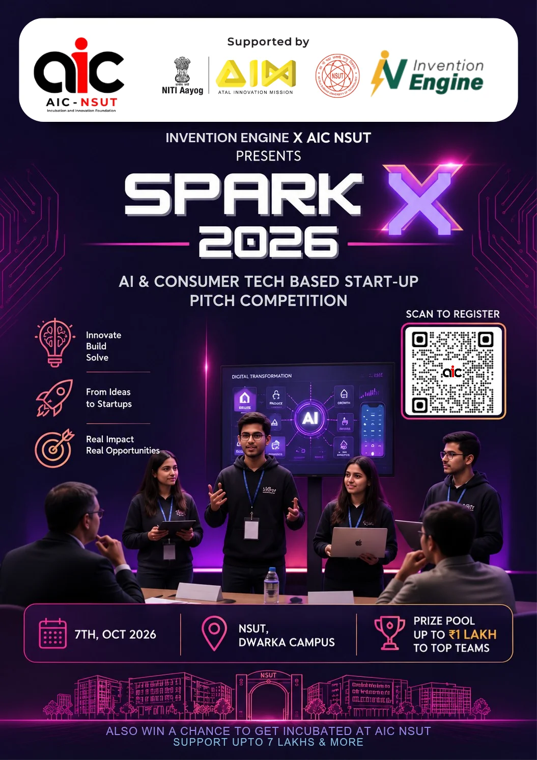 SparkX 2026 poster